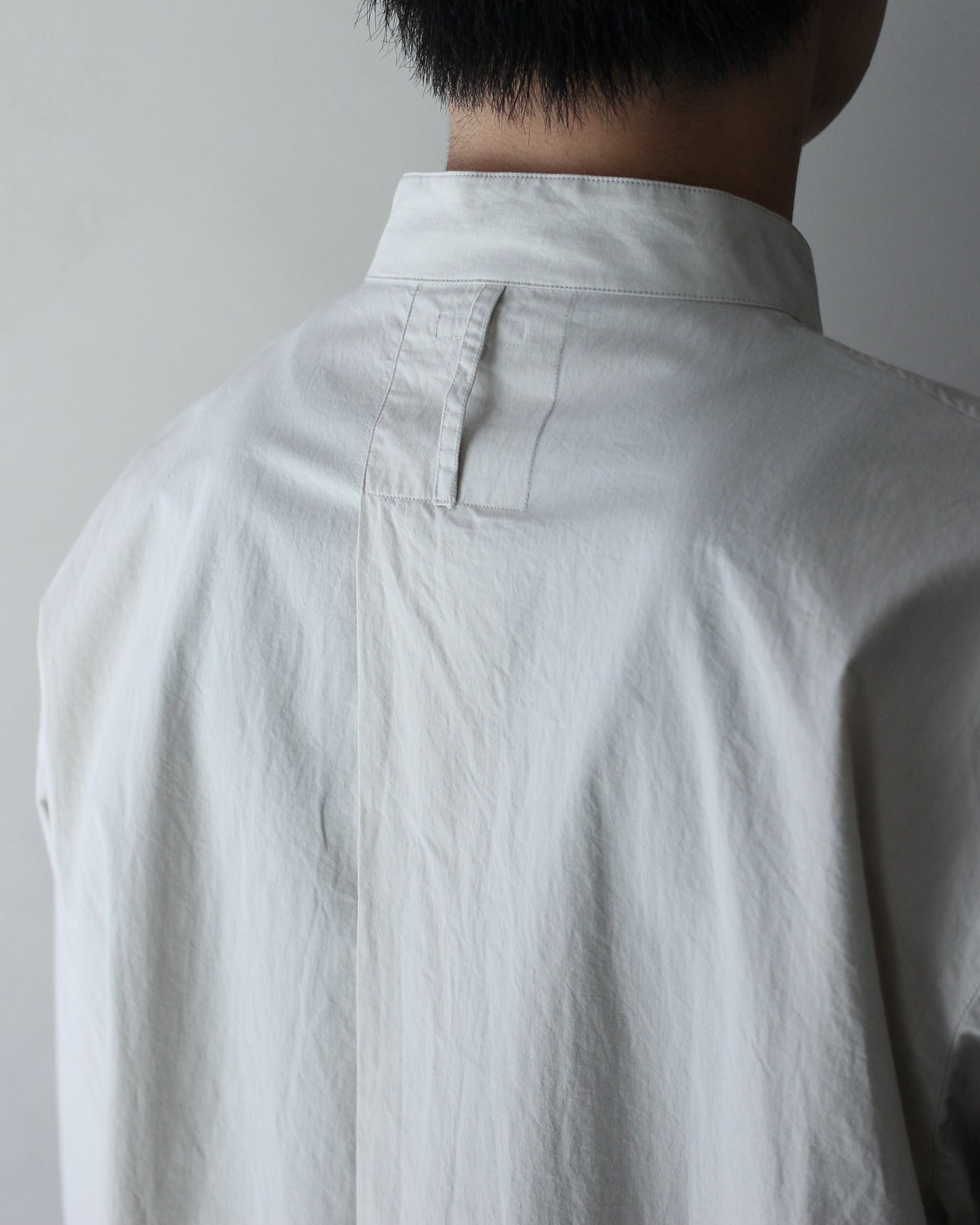 SOWBOW(蒼氓)/ type : K FRONT TUCK PULLOVER SHIRTS "NATURAL"