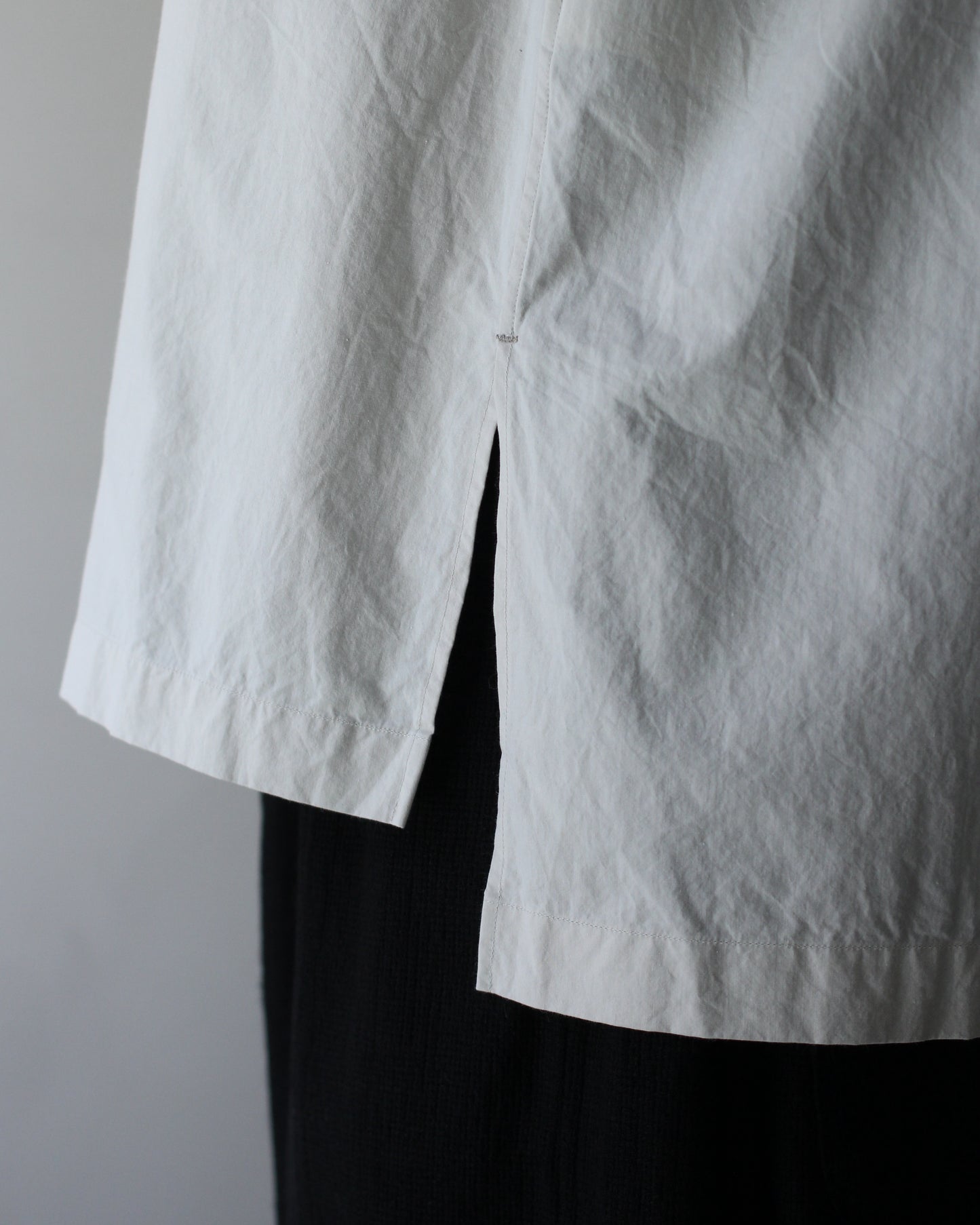 SOWBOW(蒼氓)/ type : K FRONT TUCK PULLOVER SHIRTS "NATURAL"