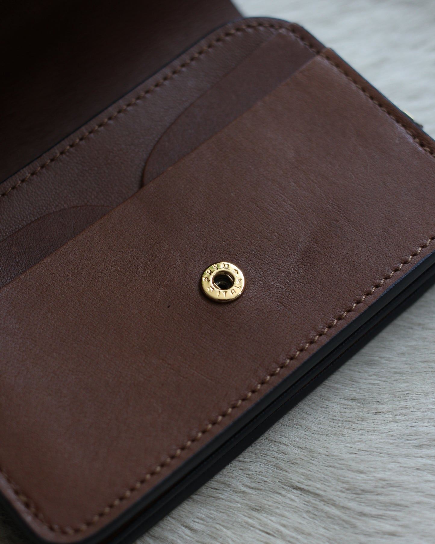 forme/Short wallet Serpentine×DOUBLE "Black×Brown"