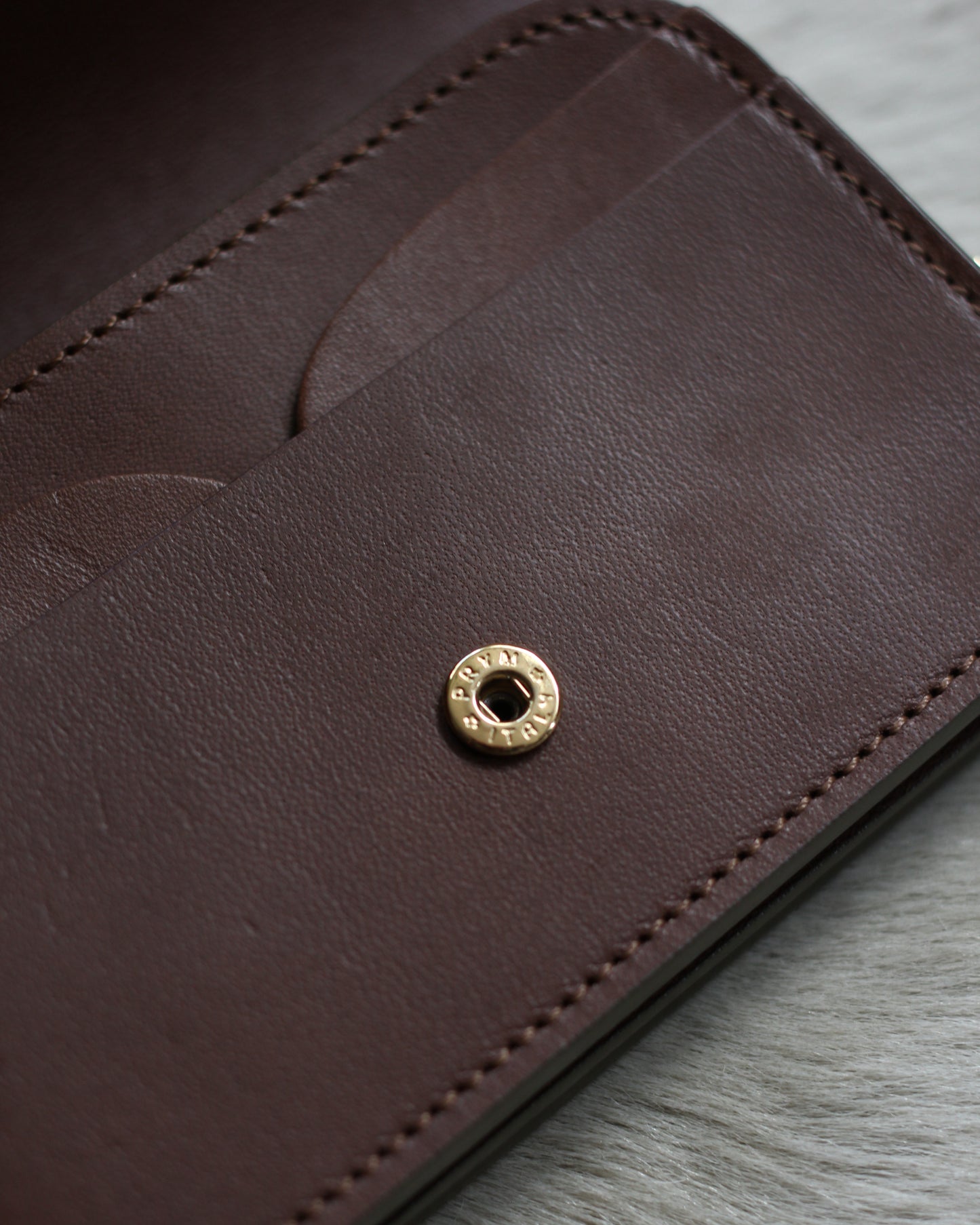 forme/Short wallet Serpentine×DOUBLE "Amber×Brown"