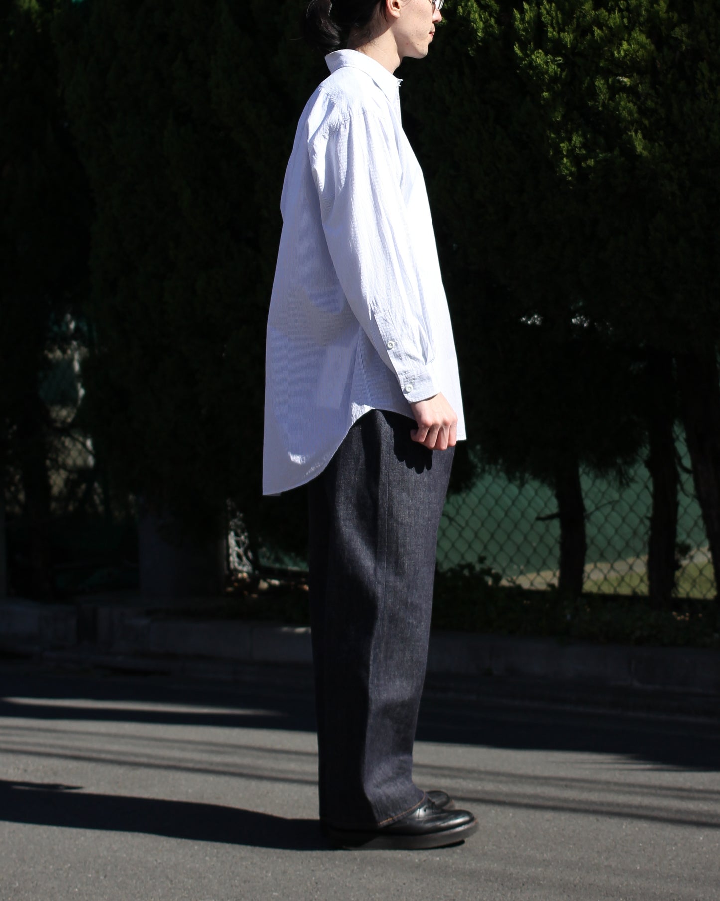 SOWBOW(蒼氓)/ROUND BOTTOM RC SHIRT"STRIPE"