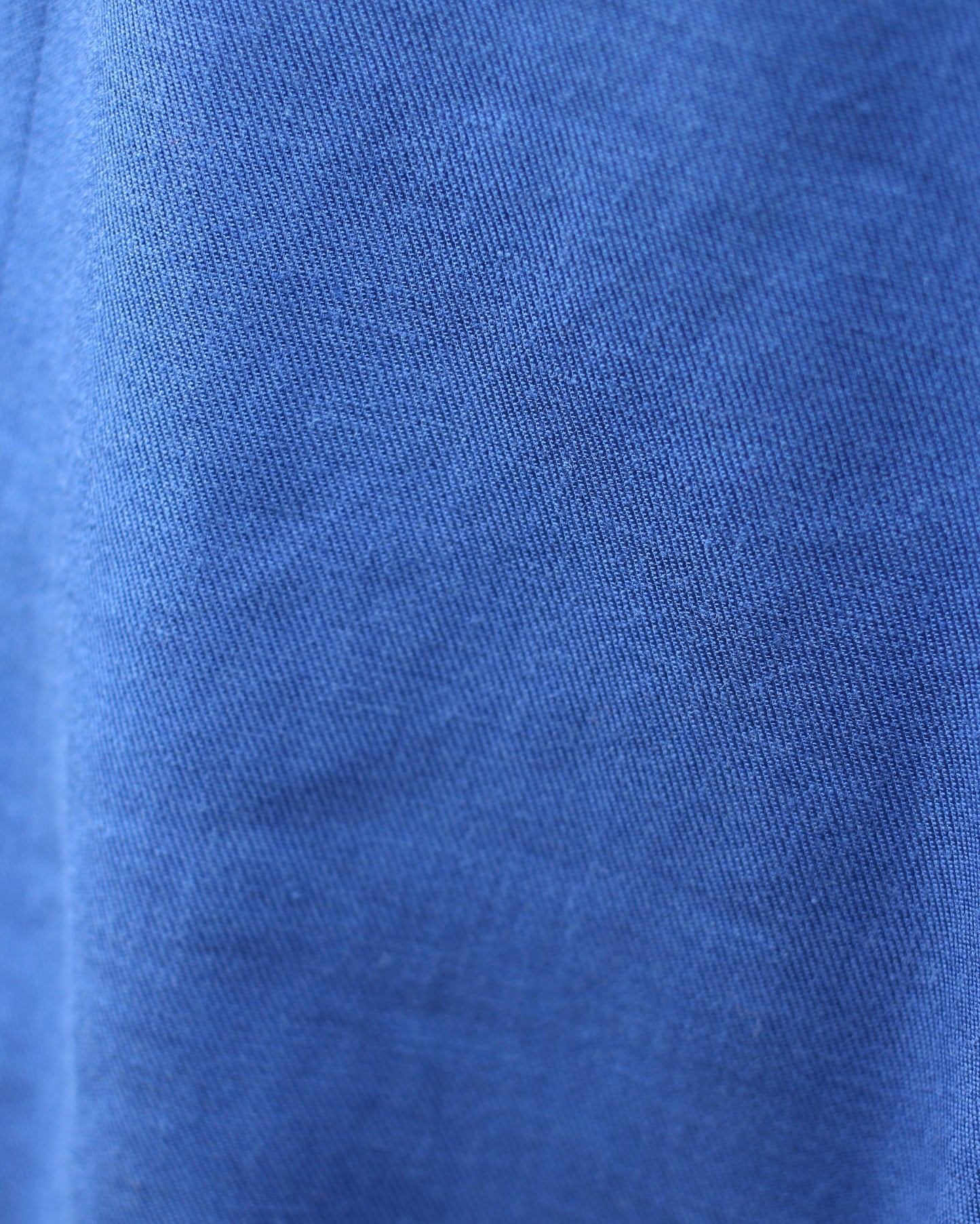 ULTERIOR/RAYON LINEN TWILL HALF-ZIP SHIRT"BLUE"