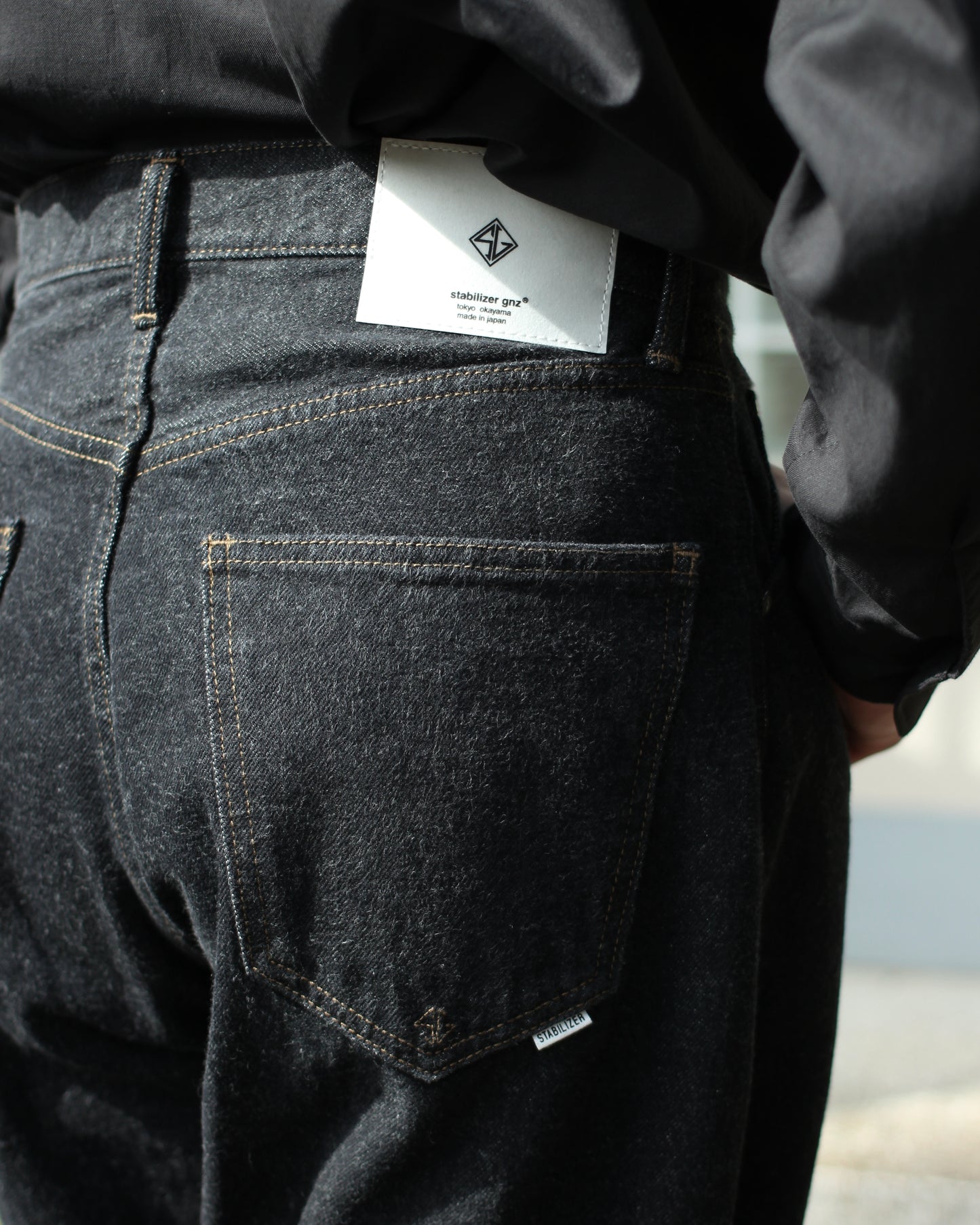 STABILIZER GNZ/0-38(waist overall) "charcoal black"