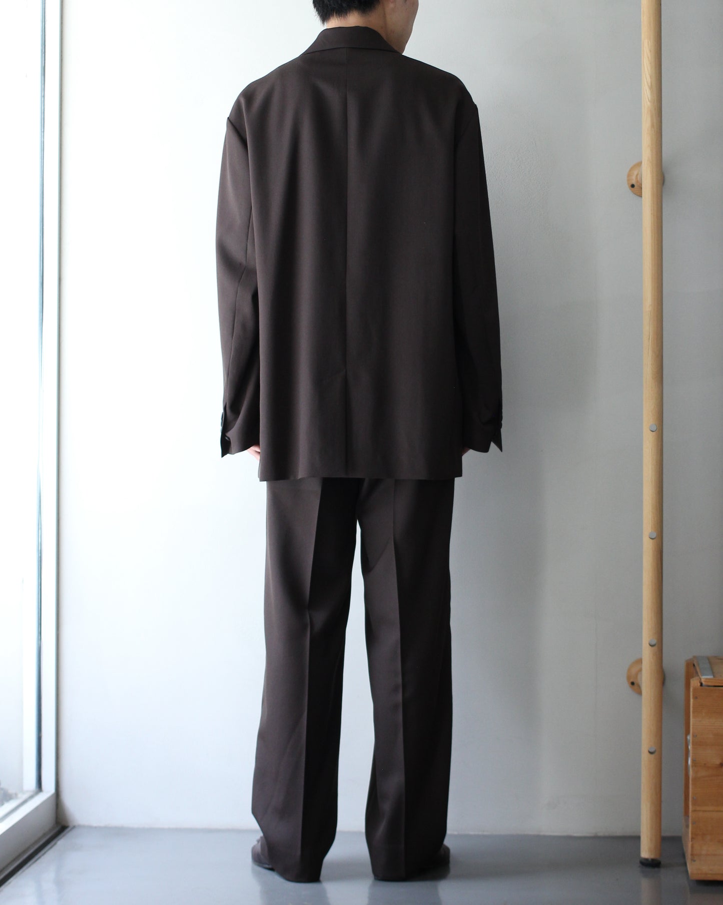 ssstein/OVERSIZED SINGLE BREASTED JACKET "MILITARY KHAKI"
