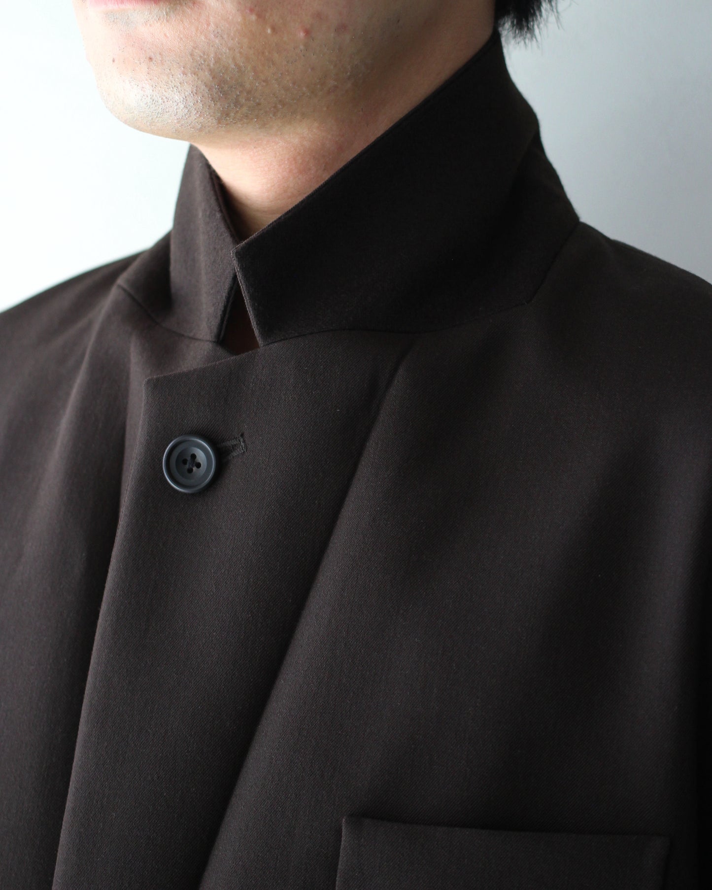 ssstein/OVERSIZED SINGLE BREASTED JACKET "MILITARY KHAKI"