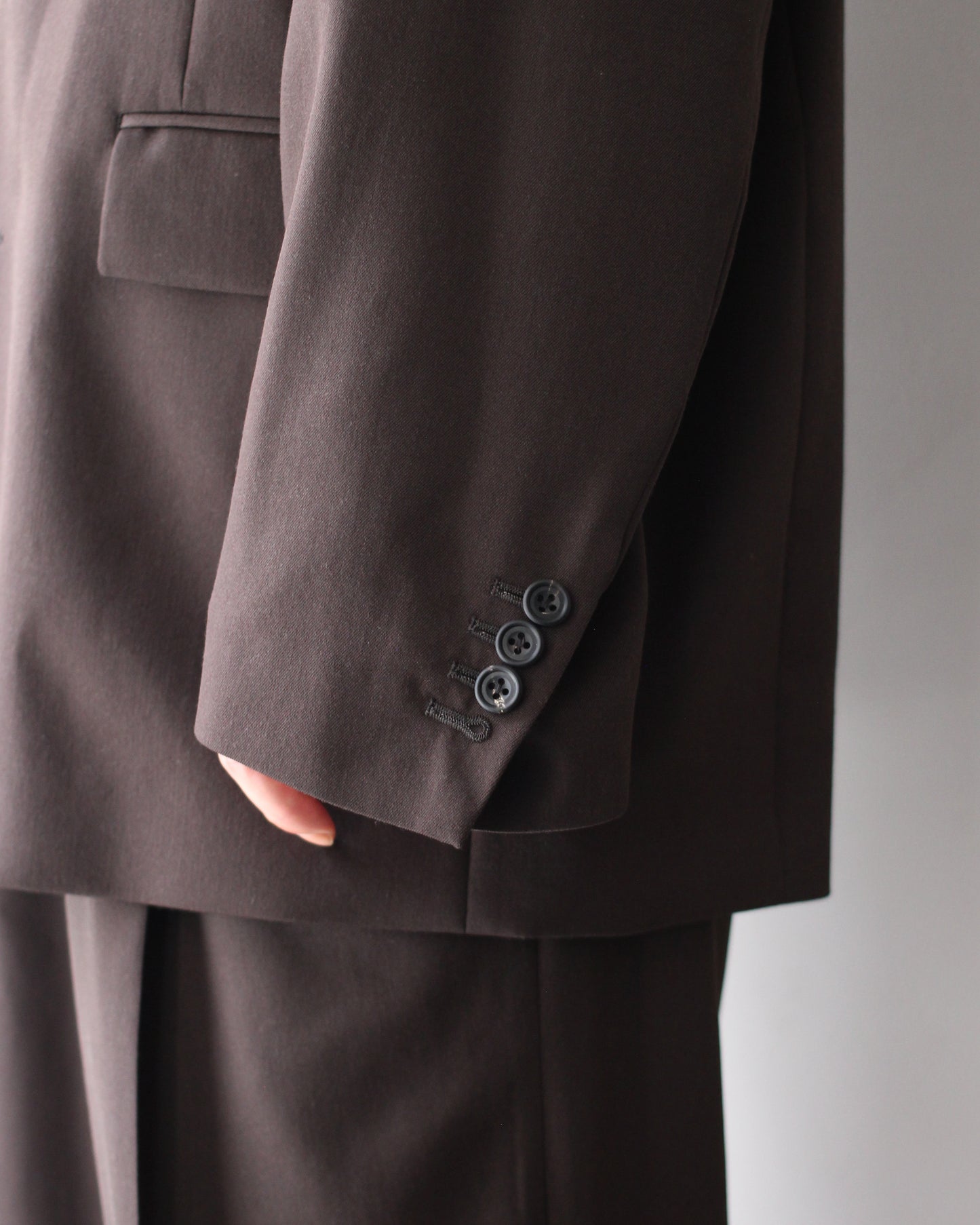 ssstein/OVERSIZED SINGLE BREASTED JACKET "MILITARY KHAKI"