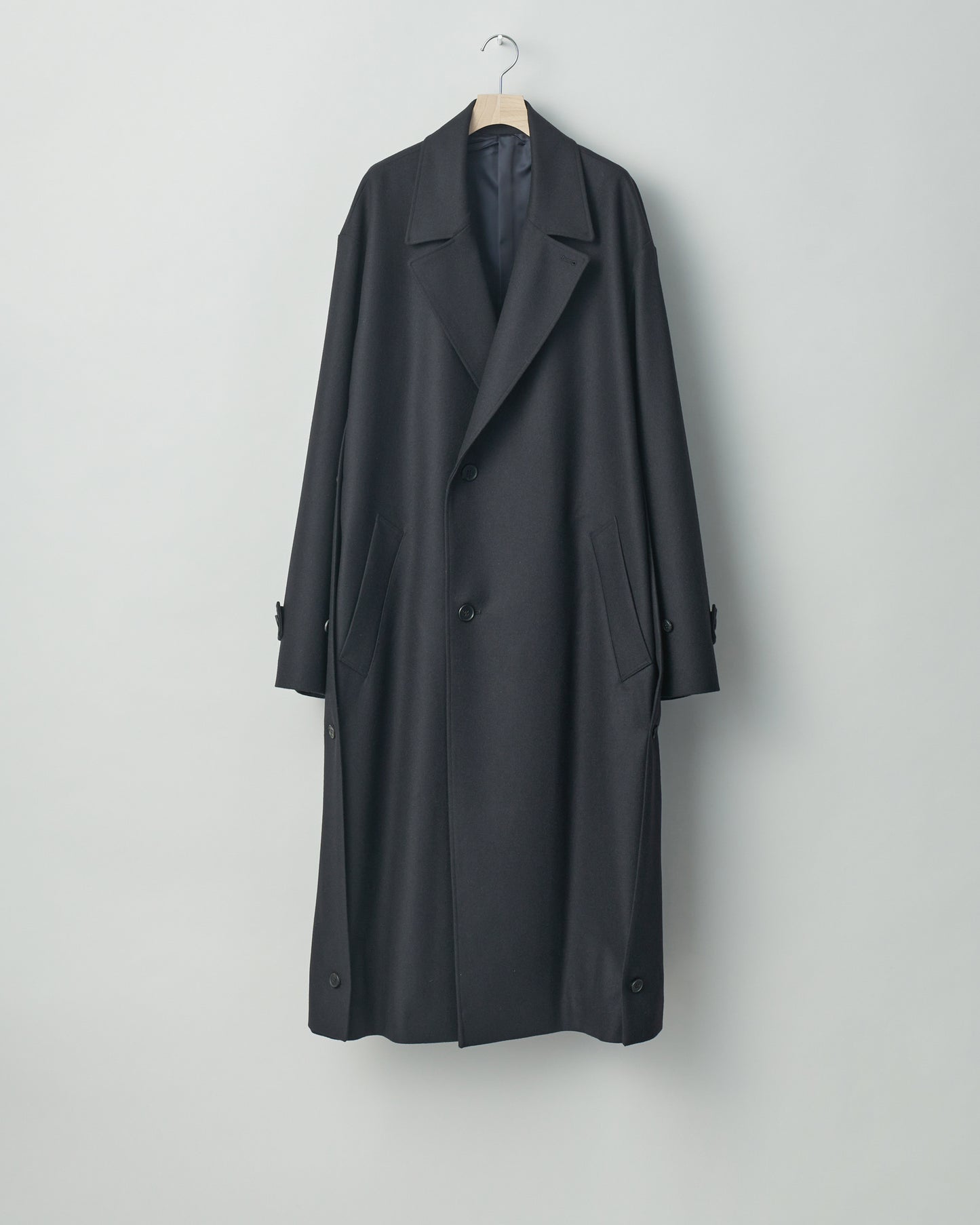 stein / OVERSIZED LAYERED SINGLE COAT "DARK NAVY"