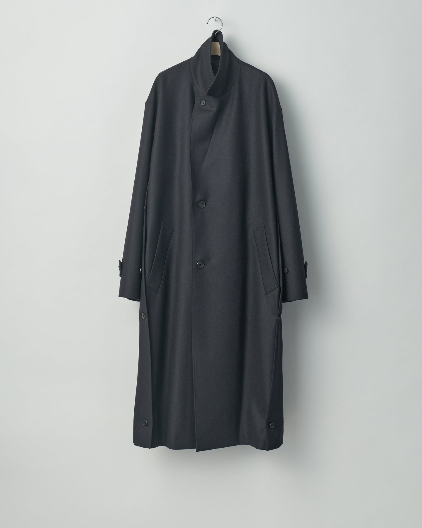 stein / OVERSIZED LAYERED SINGLE COAT "DARK NAVY"