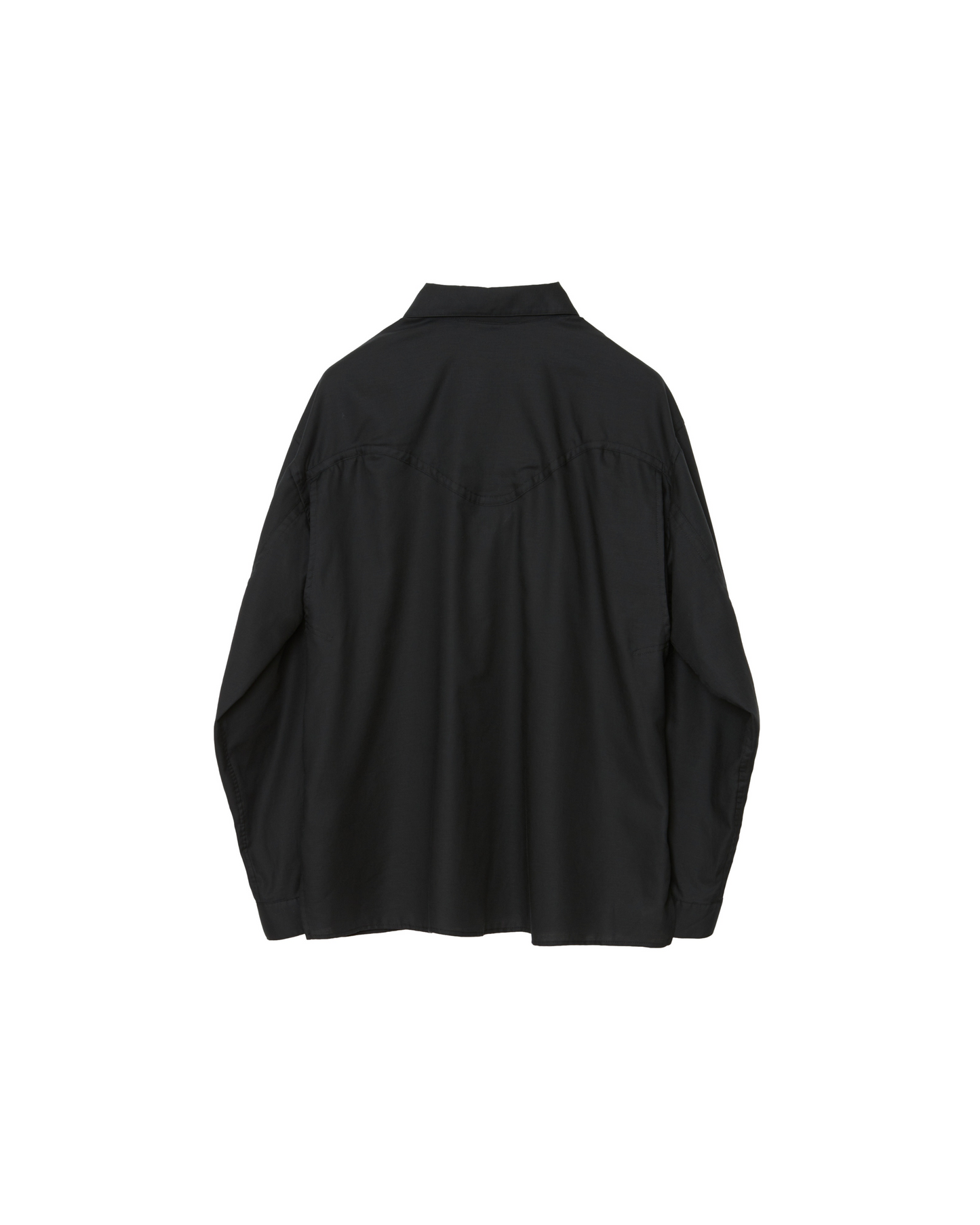 MATSUFUJI/Western Twill Shirt "BLACK"