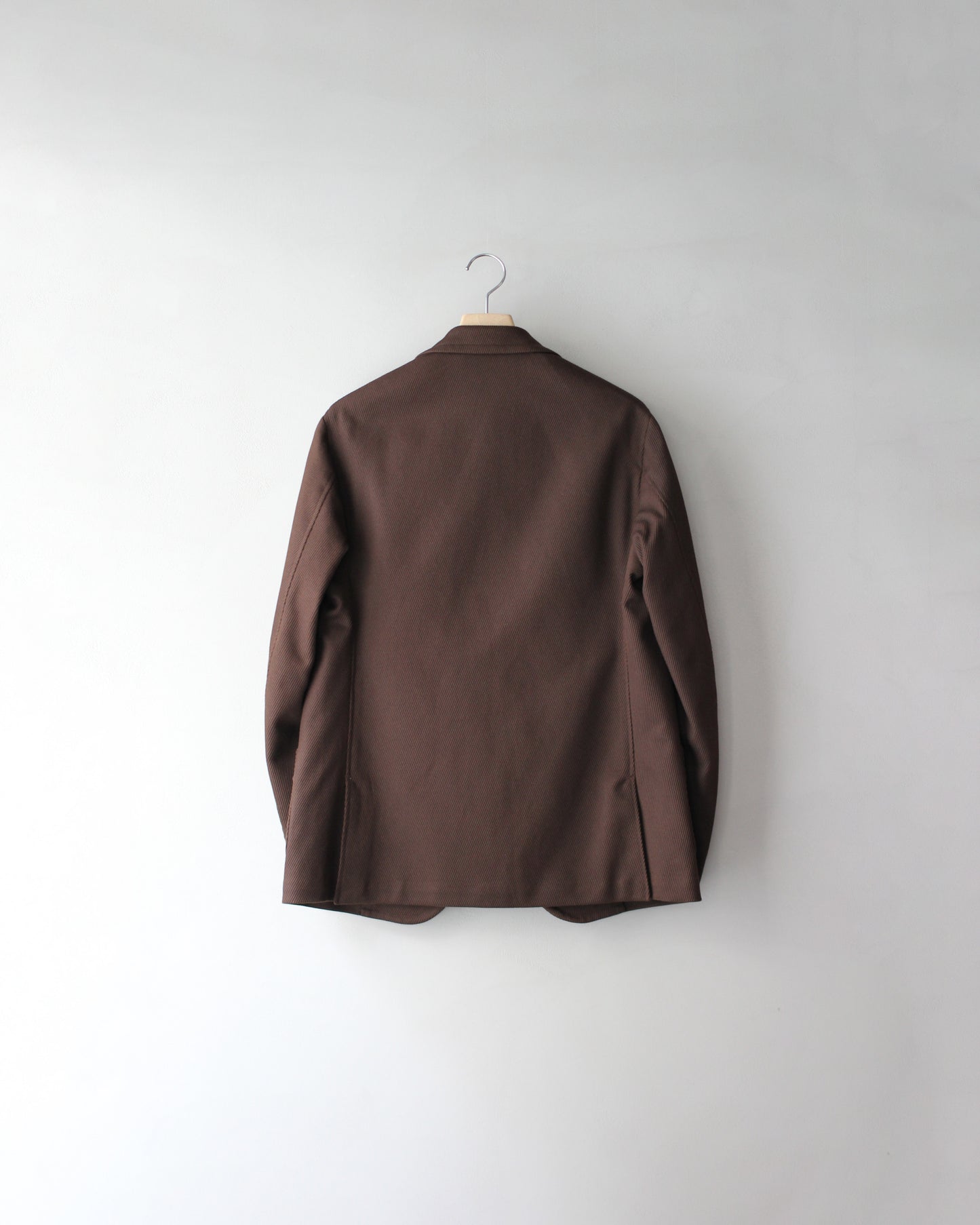 JACKET/001 COTTON KERSEY JACKET "BROWN"