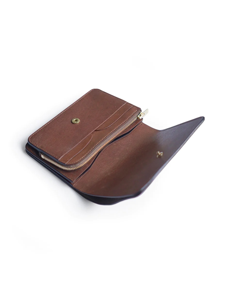 forme / Short wallet "Tigres/brown"