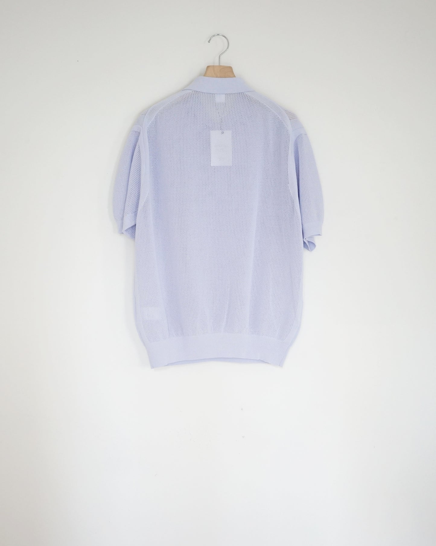 MEIAS/COTTON MESH KNIT POLO SHIRTS"LAVENDER"