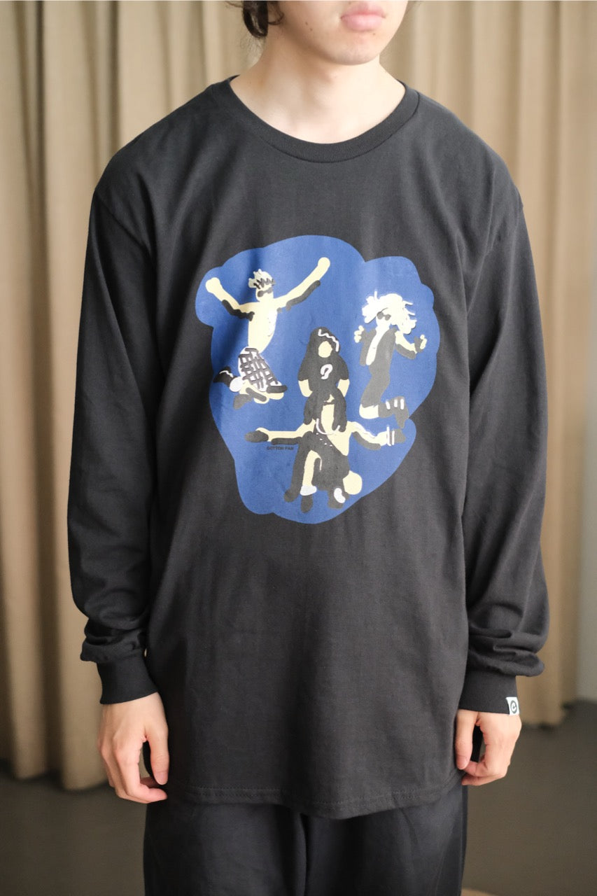 COTTON PAN(コットンパン)MOTLEY L/S "BLACK"