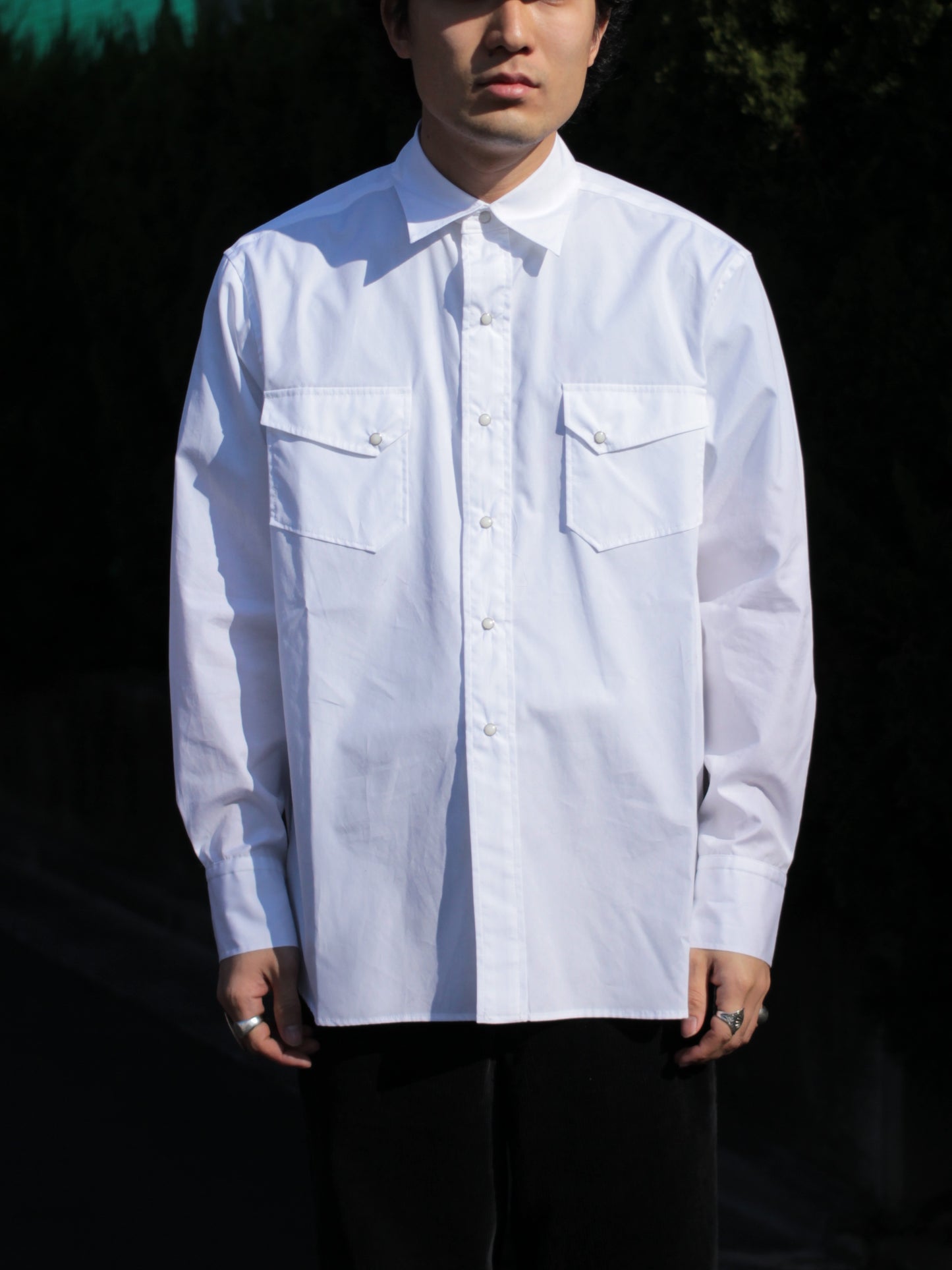 seven by seven/WESTERN SHIRTS - Broad - "WHITE"
