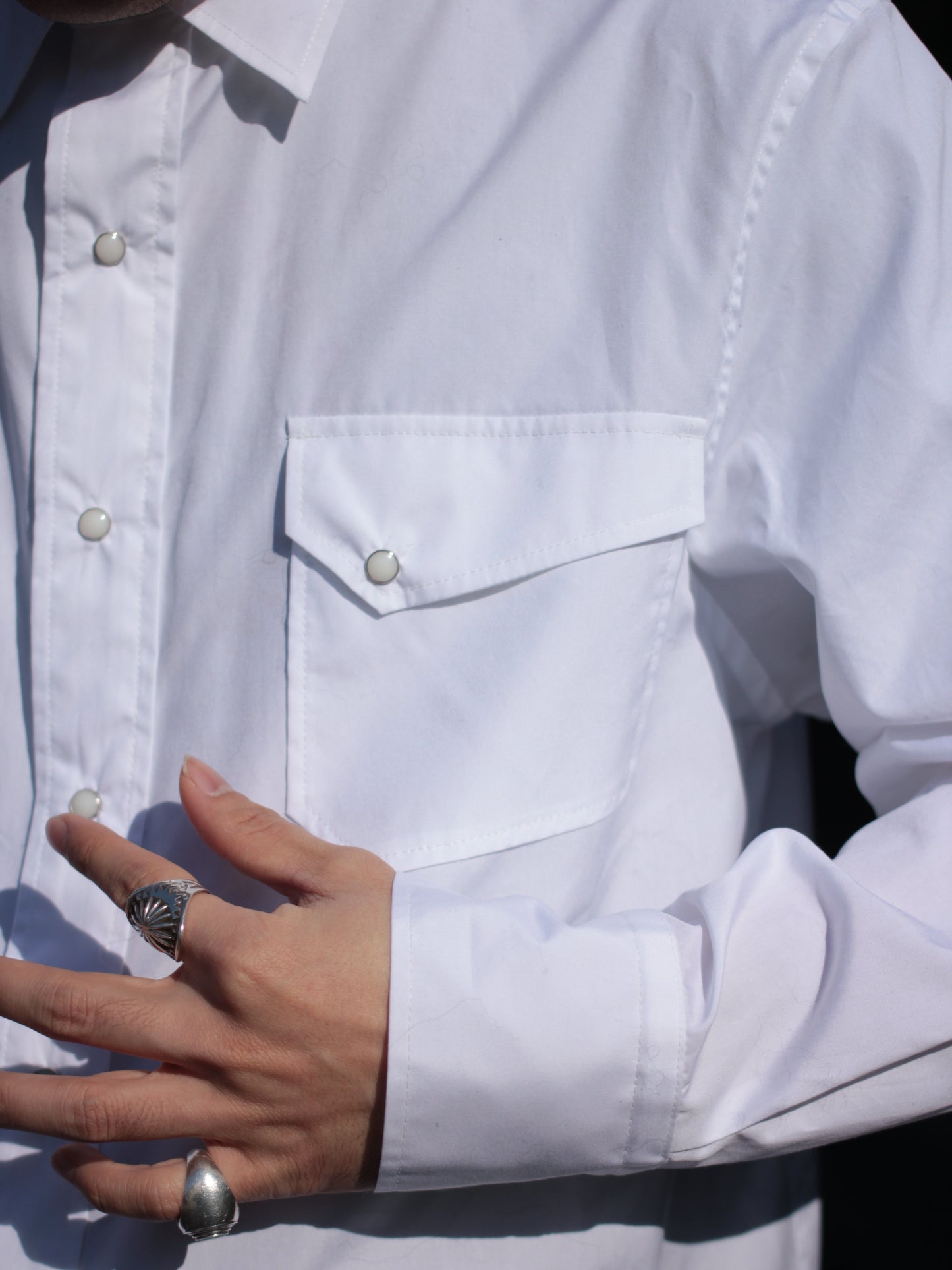 seven by seven/WESTERN SHIRTS - Broad - "WHITE"