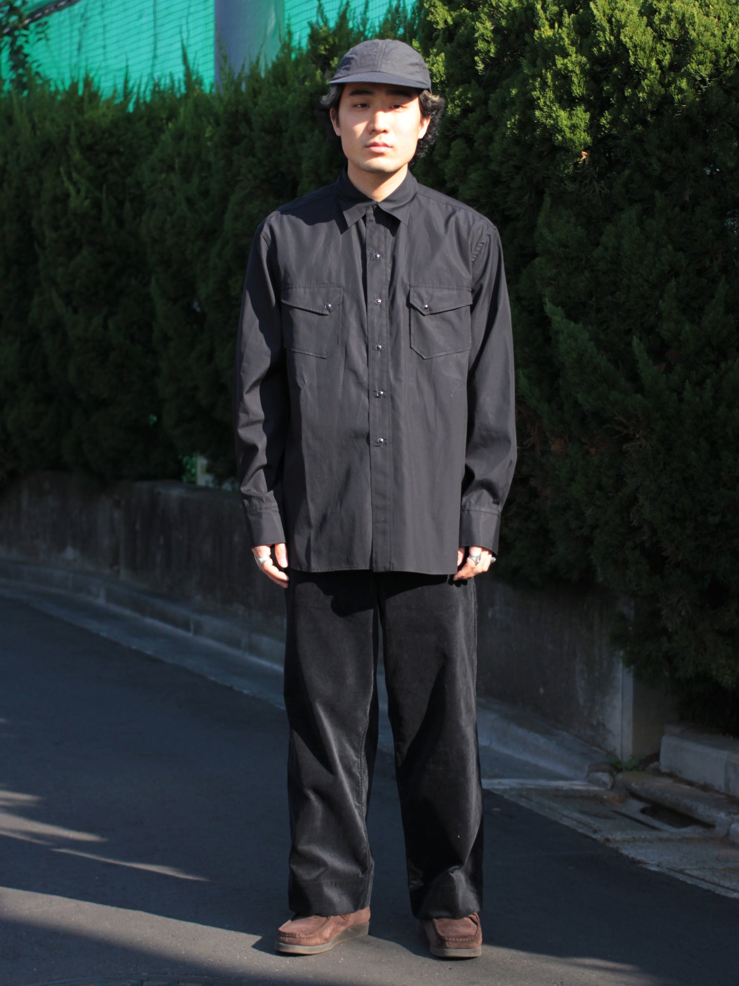 seven by seven/WESTERN SHIRTS - Broad - "BLACK"