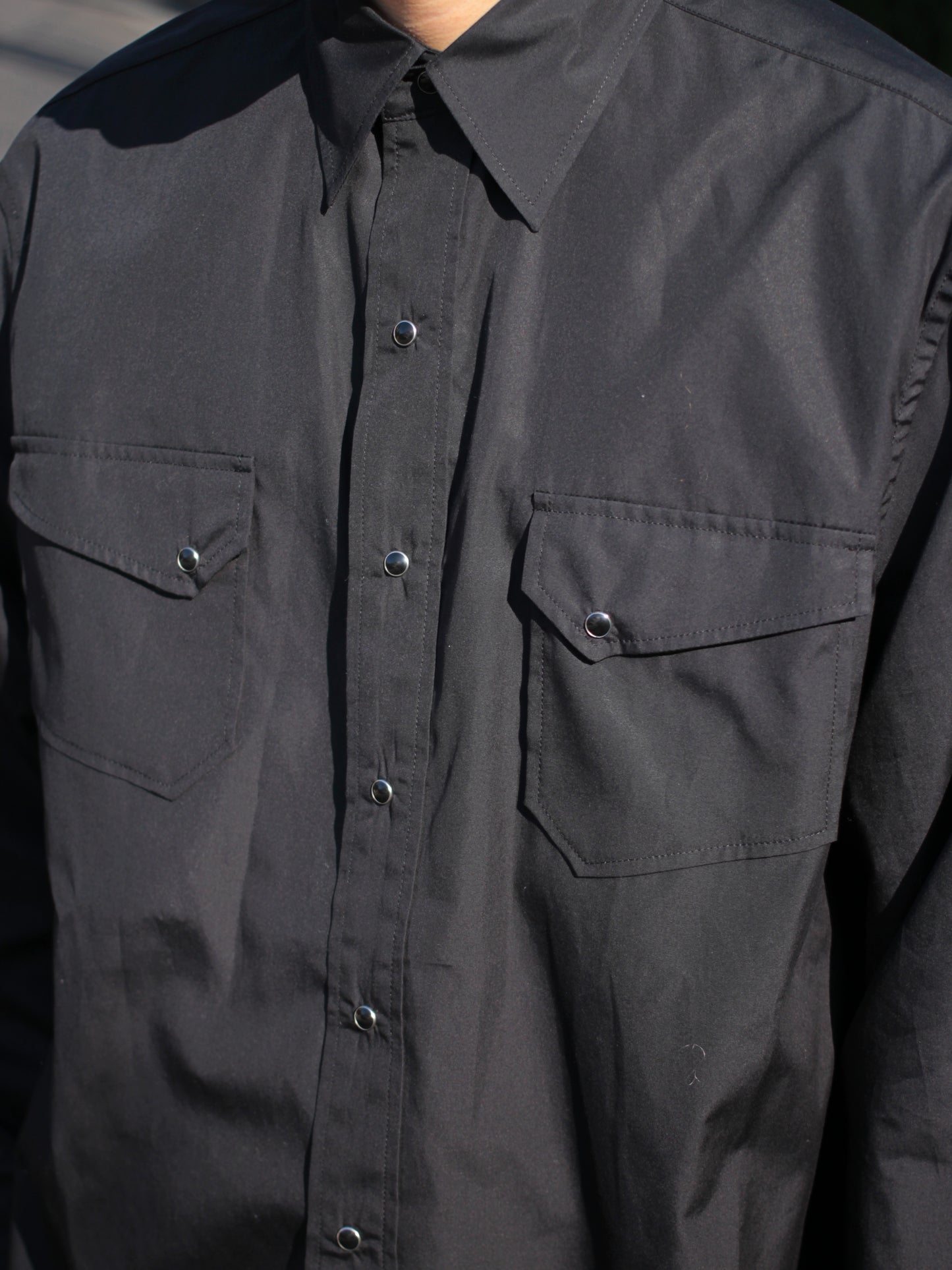 seven by seven/WESTERN SHIRTS - Broad - "BLACK"