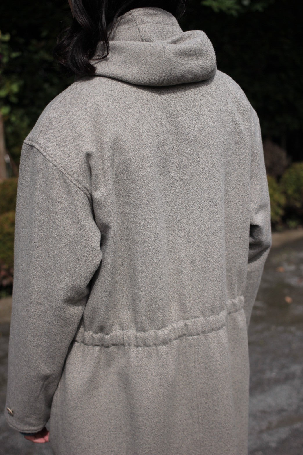 ULTERIOR/RB TWEED/OC TWILL RV HOODED COAT ”SAND/BEIGE”