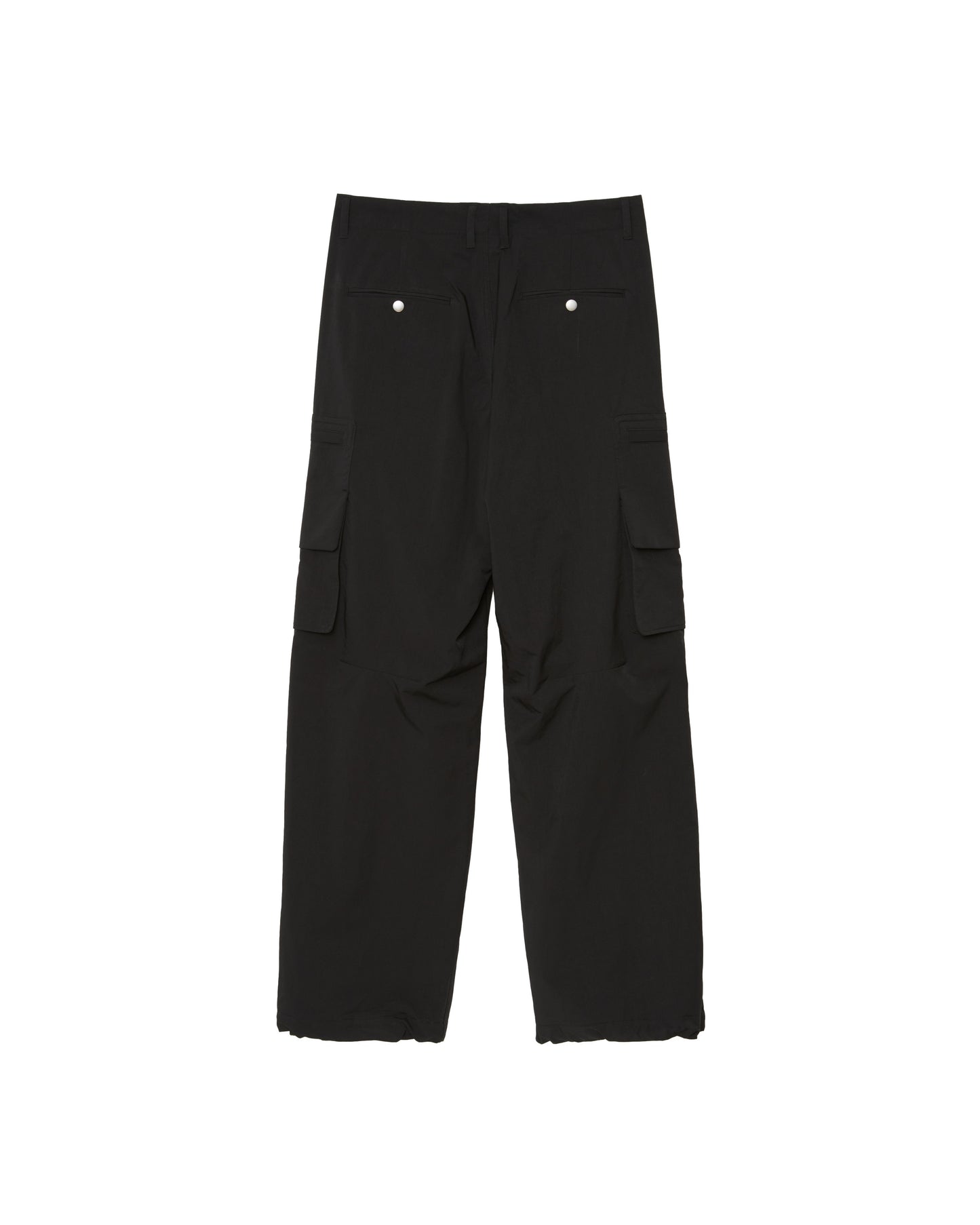 MATSUFUJI/Water Repellent Wide Cargo Trousers"BLACK"