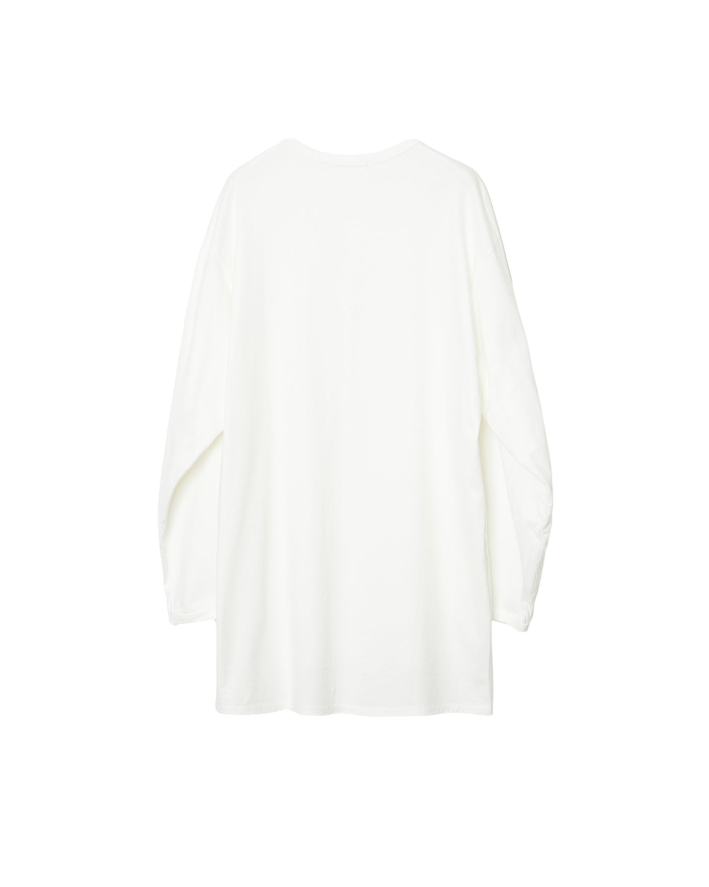 MATSUFUJI / Henley Neck Long Sleeve Shirt “WHITE”