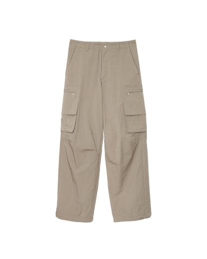 MATSUFUJI/Water Repellent Wide Cargo Trousers"GREIGE"