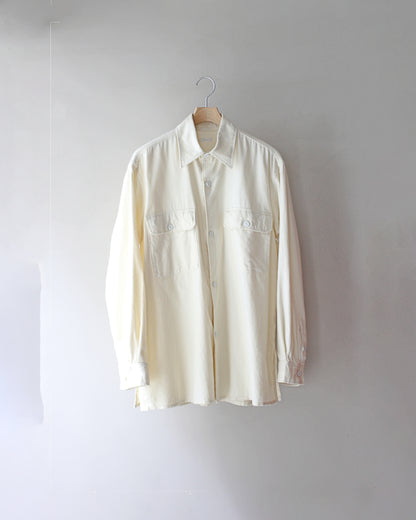 SOWBOW(蒼氓)/FLAP POCKET WORK SHIRT "NATURAL"