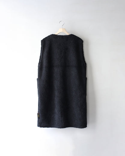 FARFIELD （ファーフィールド） / LONG VEST "Black"