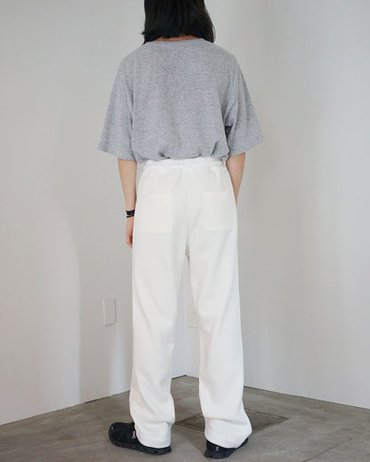 MATSUFUJI / Carry Pocket Sweat Pants for feets "WHITE"
