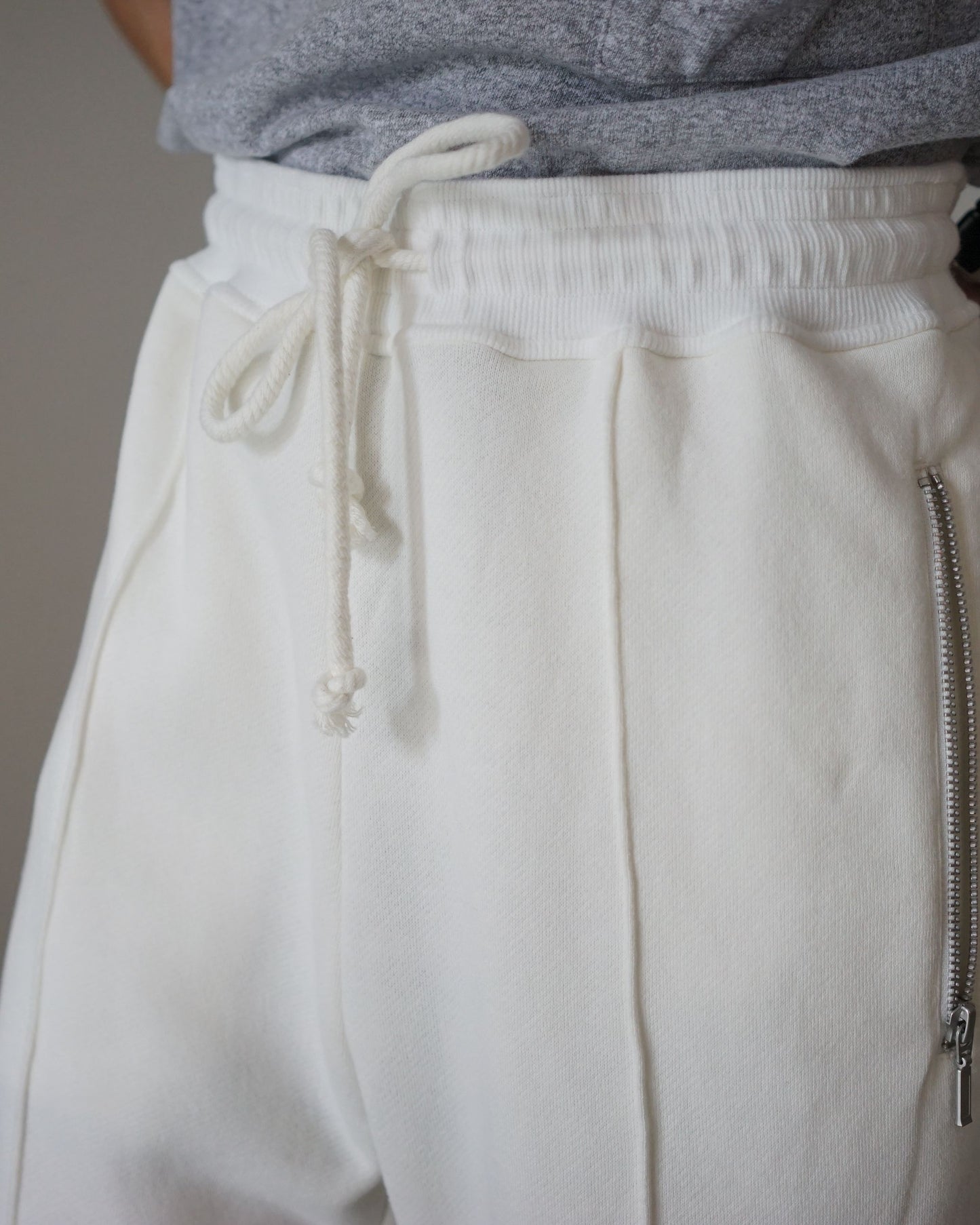 MATSUFUJI / Carry Pocket Sweat Pants for feets "WHITE"
