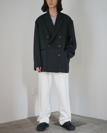 stein /  OVERSIZED DOUBLE BREASTED JACKET "BLACK"