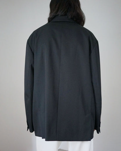 stein /  OVERSIZED DOUBLE BREASTED JACKET "BLACK"