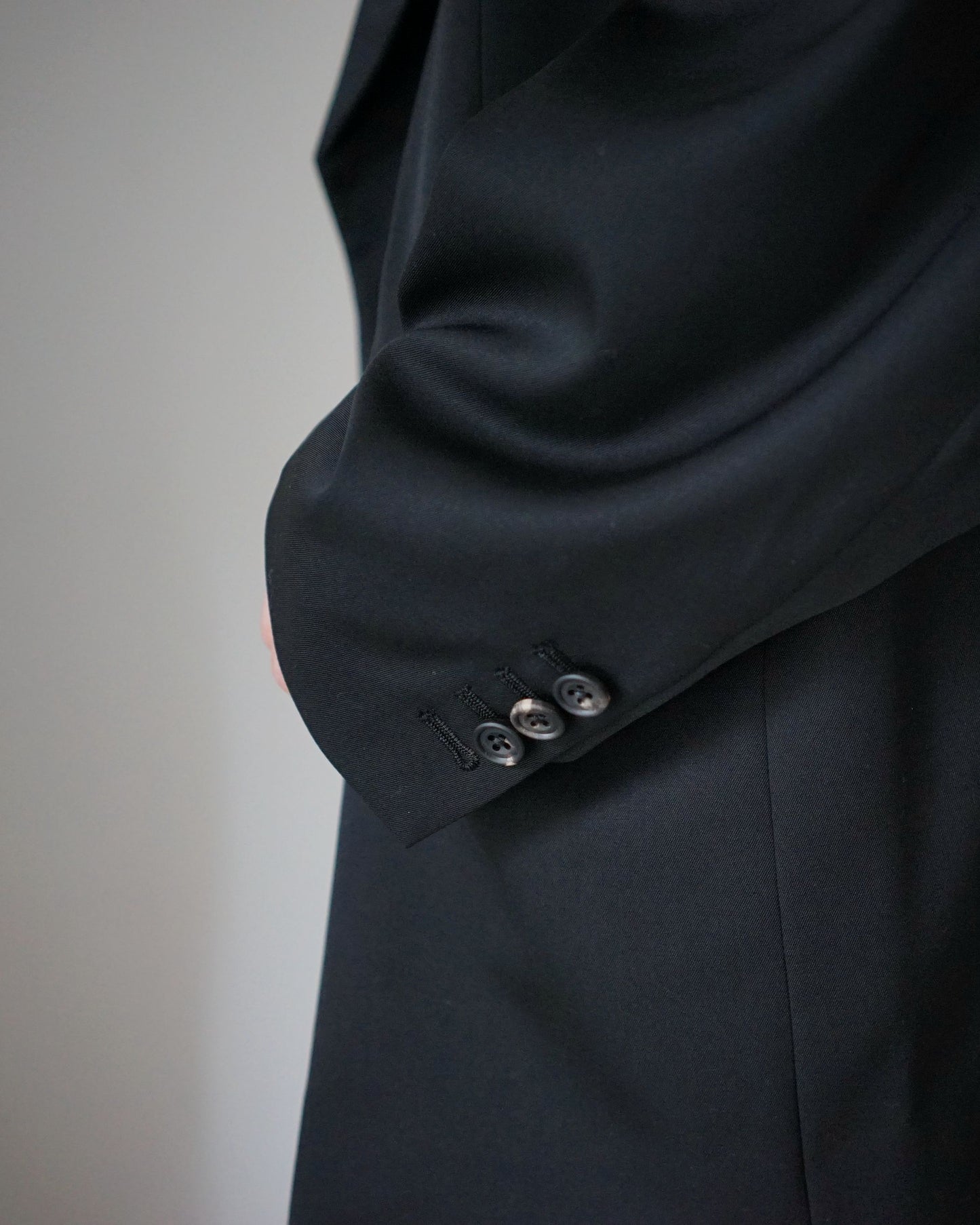 stein /  OVERSIZED DOUBLE BREASTED JACKET "BLACK"
