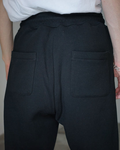MATSUFUJI / Carry Pocket Sweat Pants for feets "BLACK"