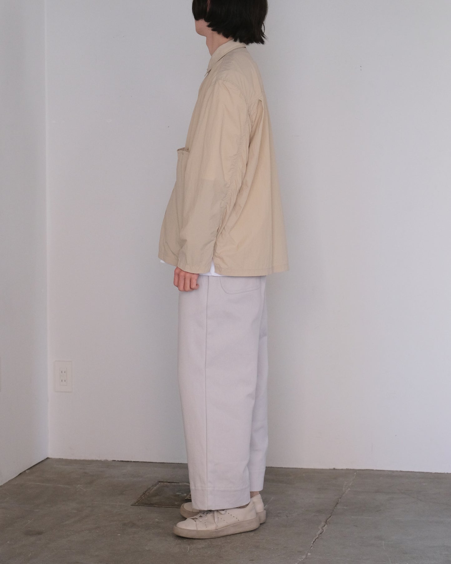 ENDS and MEANS/Light Shirts Jacket "Light Beige"