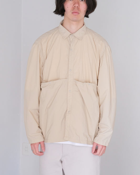ENDS and MEANS/Light Shirts Jacket "Light Beige"