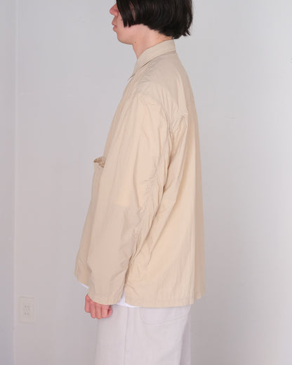 ENDS and MEANS/Light Shirts Jacket "Light Beige"