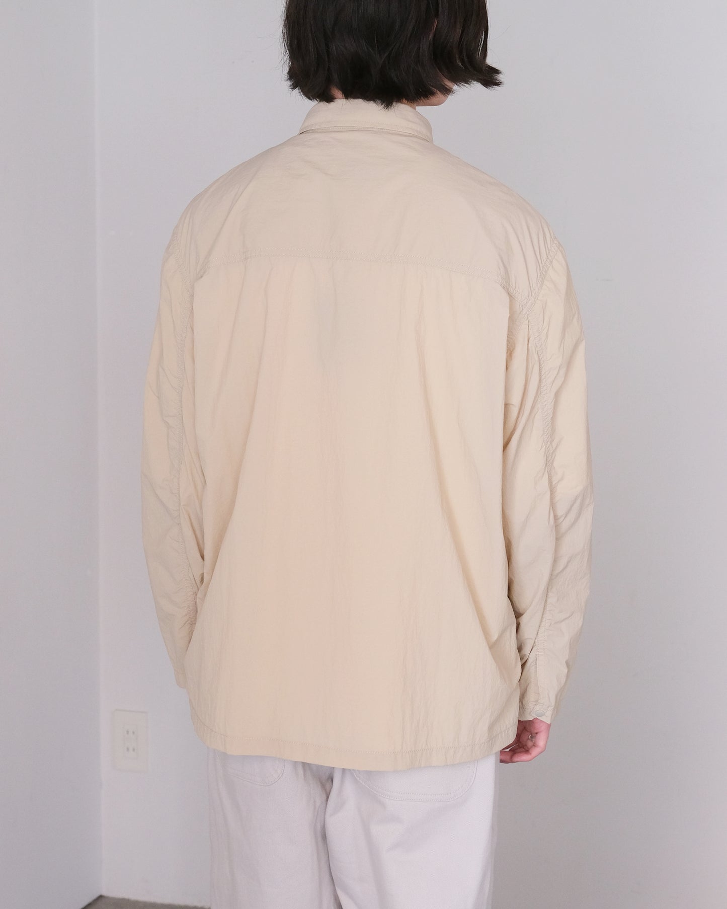 ENDS and MEANS/Light Shirts Jacket "Light Beige"