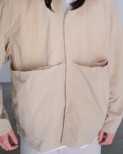 ENDS and MEANS/Light Shirts Jacket "Light Beige"