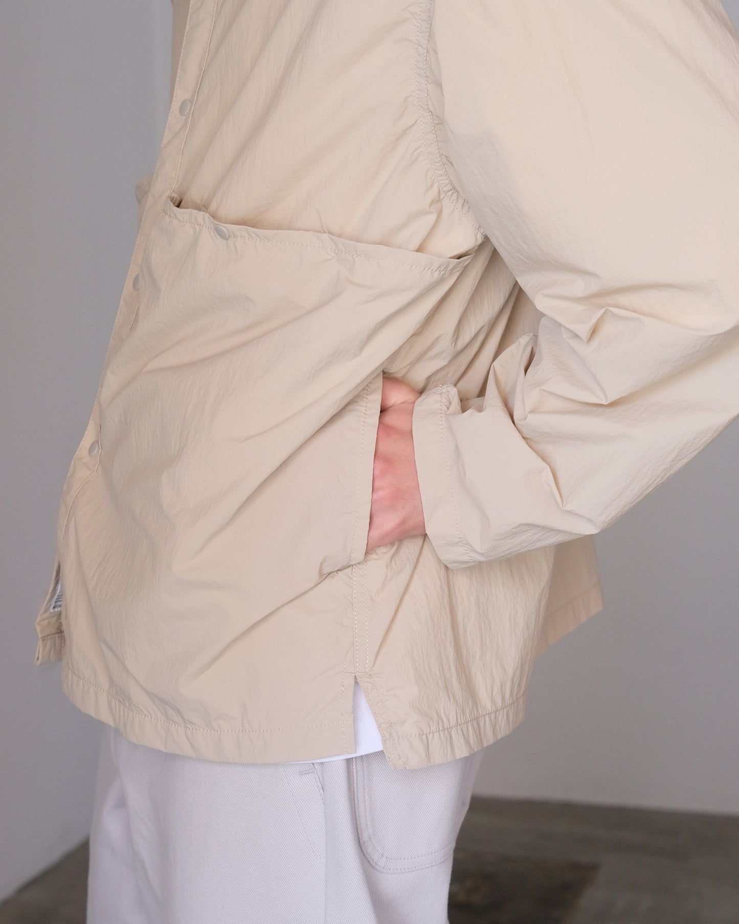 ENDS and MEANS/Light Shirts Jacket "Light Beige"