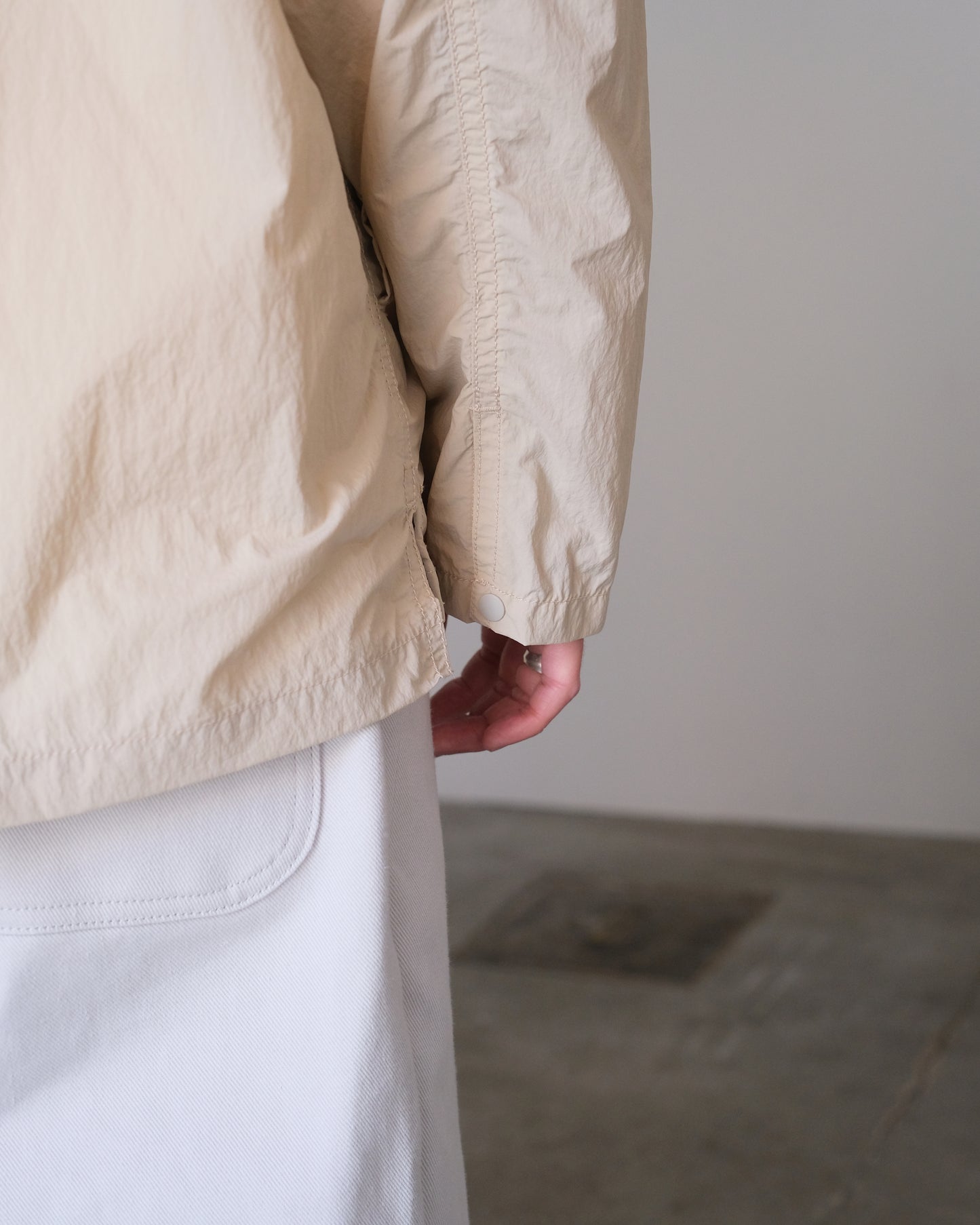 ENDS and MEANS/Light Shirts Jacket "Light Beige"