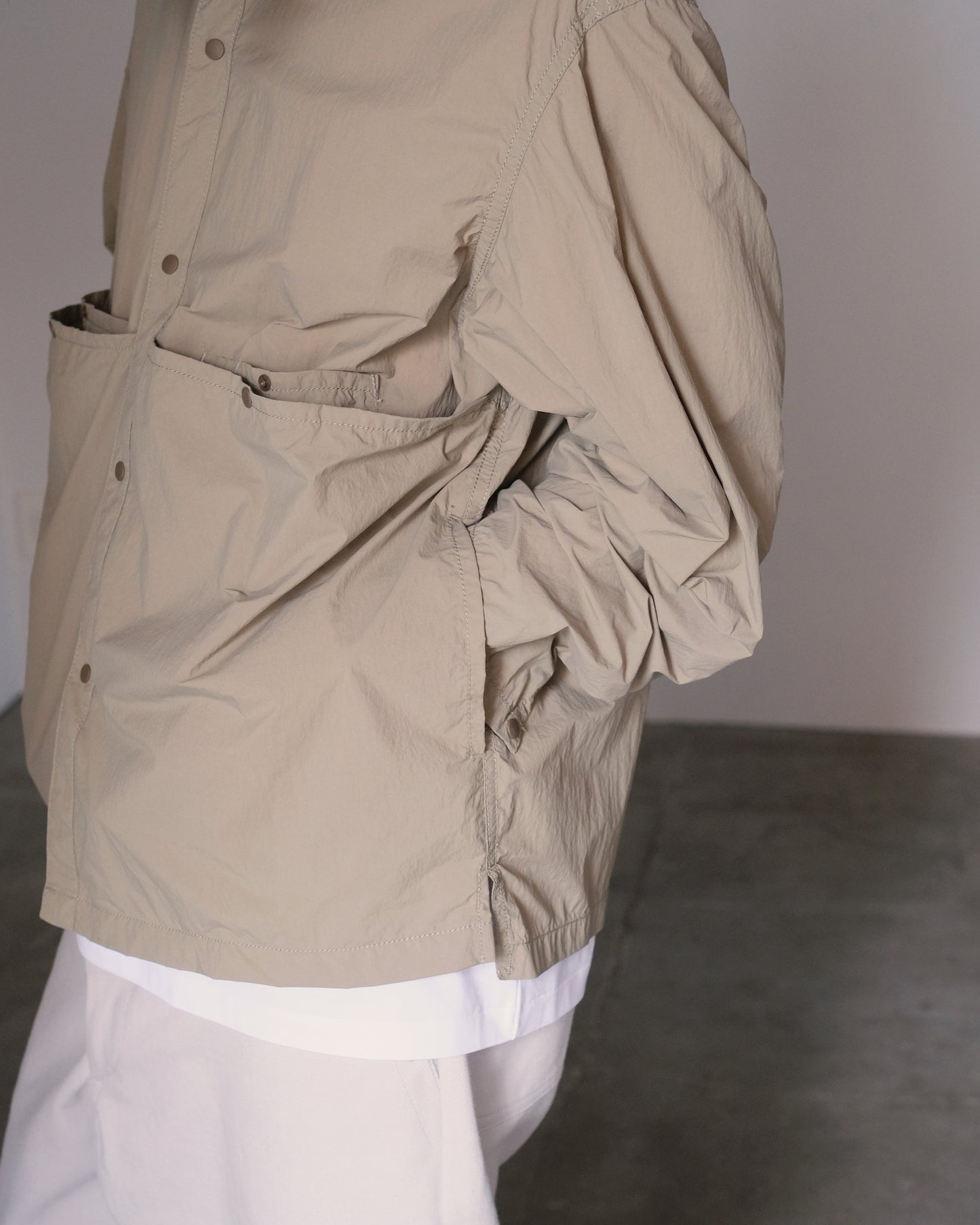 ENDS and MEANS/Light Shirts Jacket "Olive"