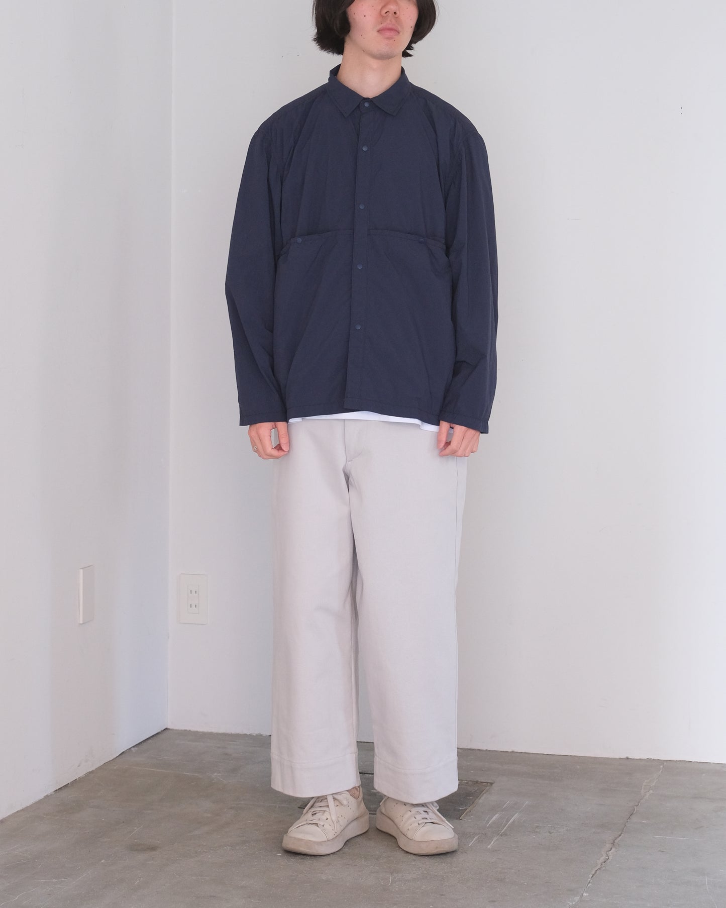 ENDS and MEANS/Light Shirts Jacket "Navy"