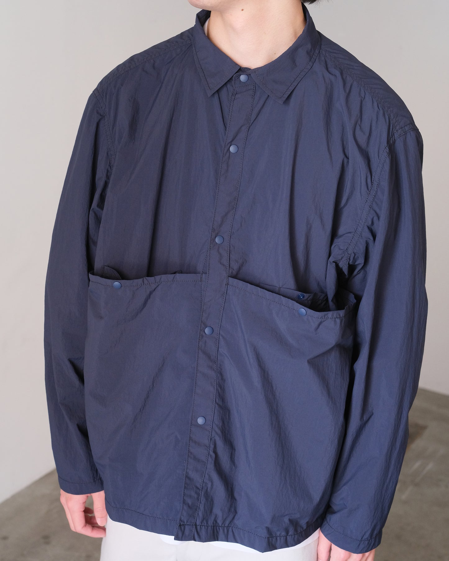 ENDS and MEANS/Light Shirts Jacket "Navy"