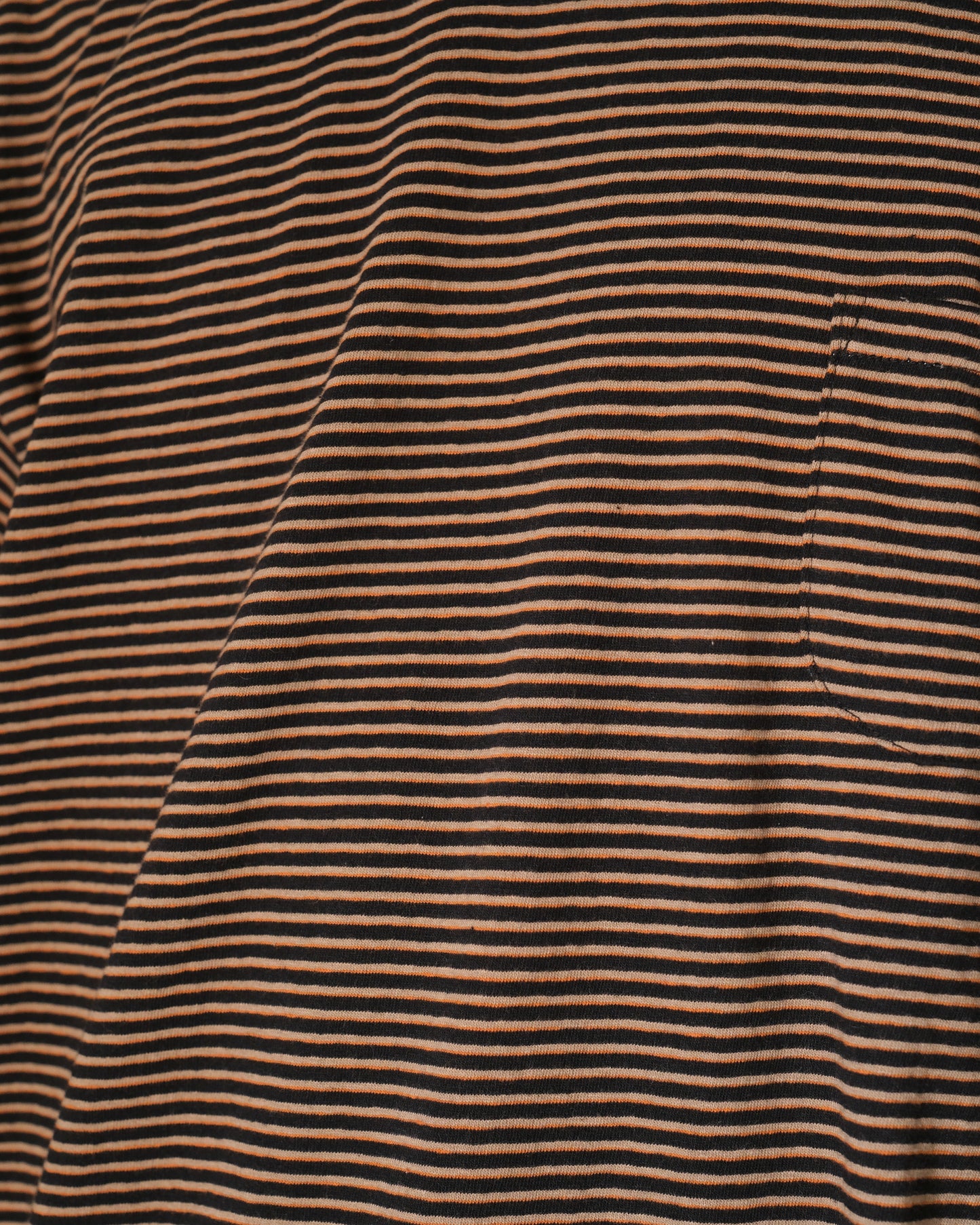ENDS and MEANS/POCKET L/S TEE "BLACK STRIPE"