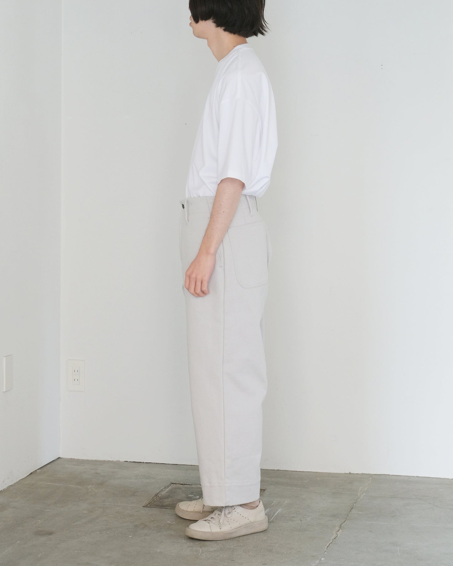 TUKI / s/s wide work "ash"