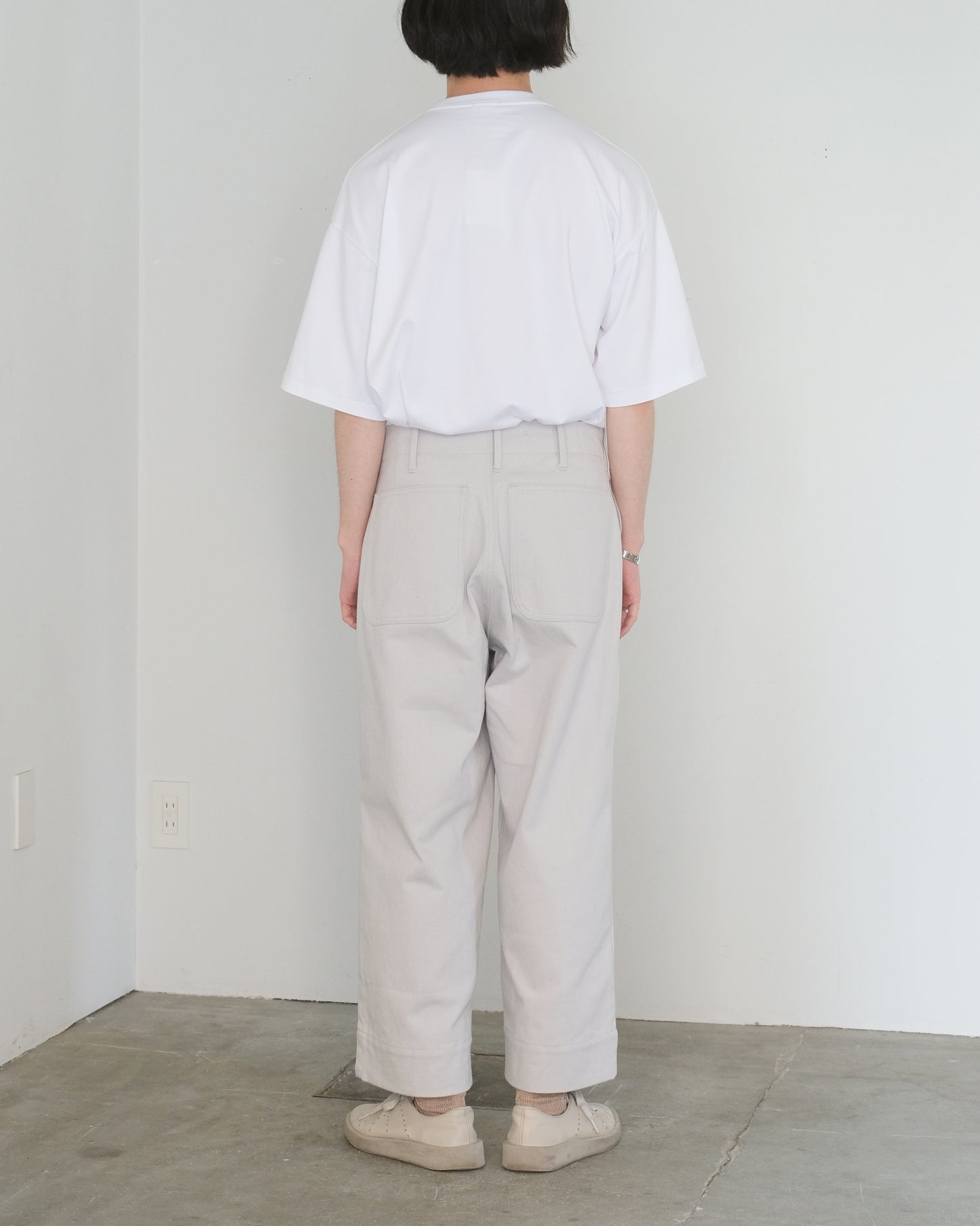 TUKI / s/s wide work "ash"