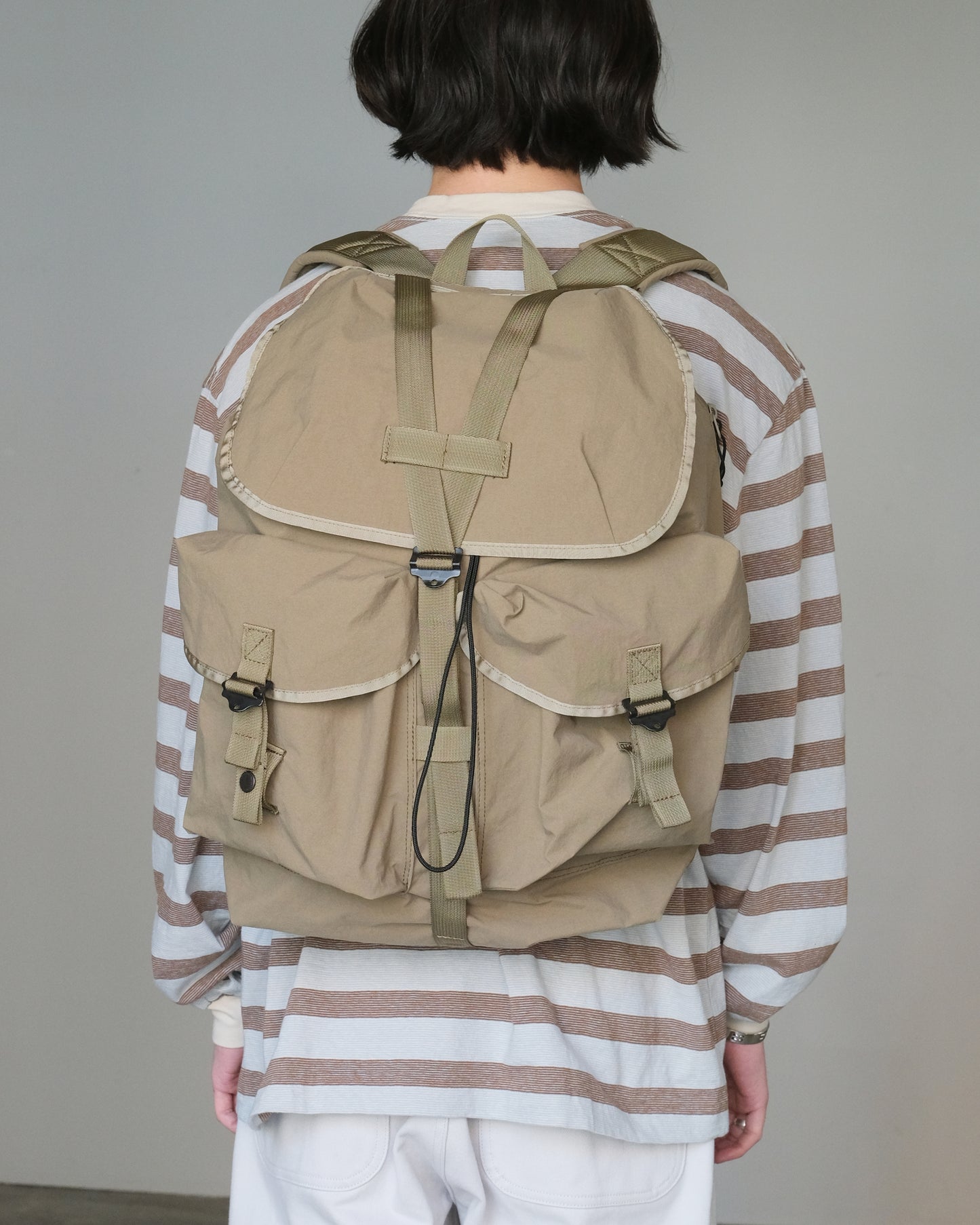 ENDS and MEANS/Evacuation Back Pack"Khaki"