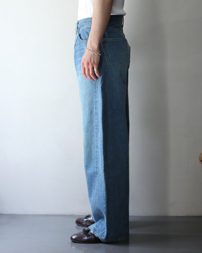 ssstein/DEFORMATION WIDE DENIM JEANS"INDIGO"
