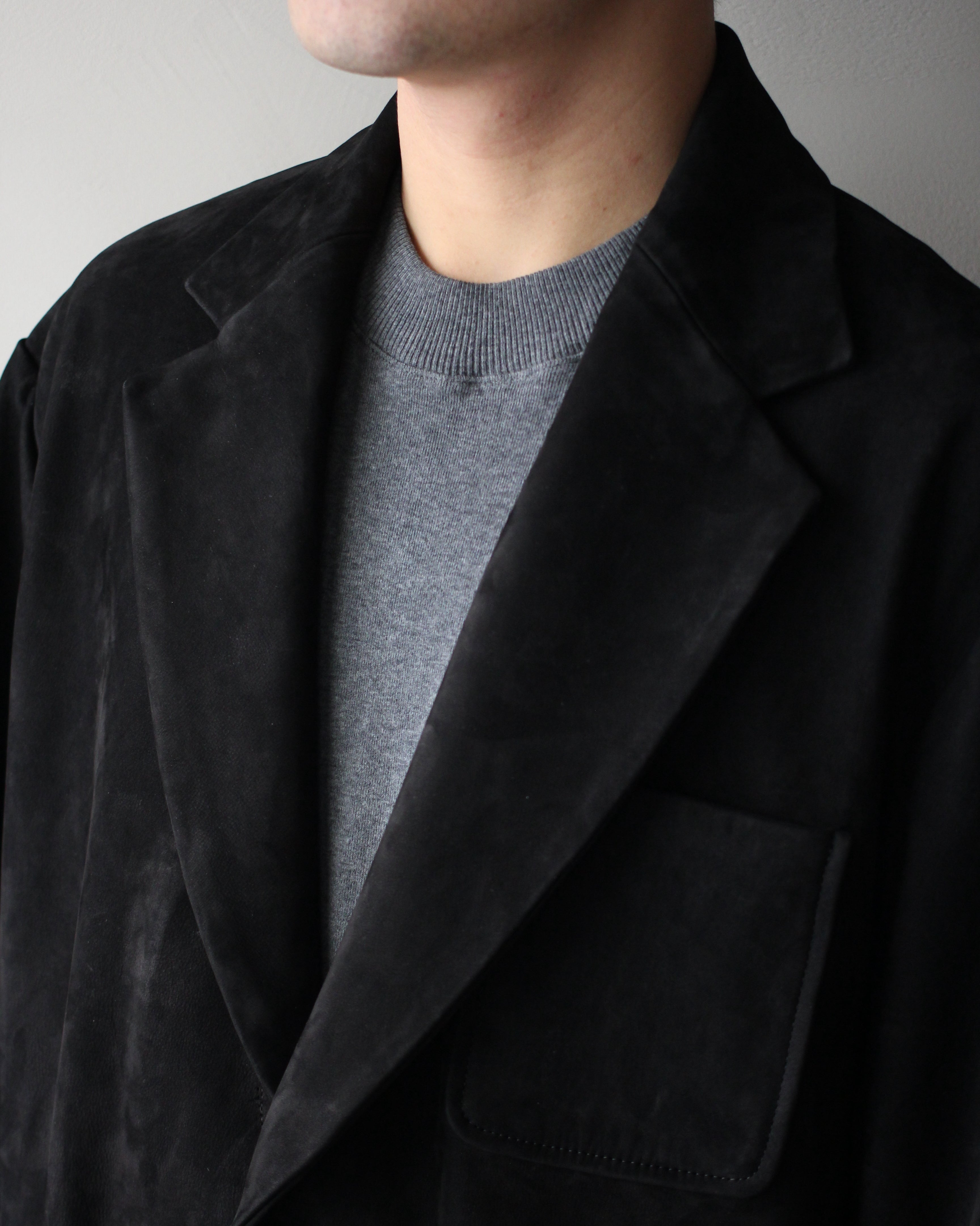 ssstein/COW NUBUCK BLAZER