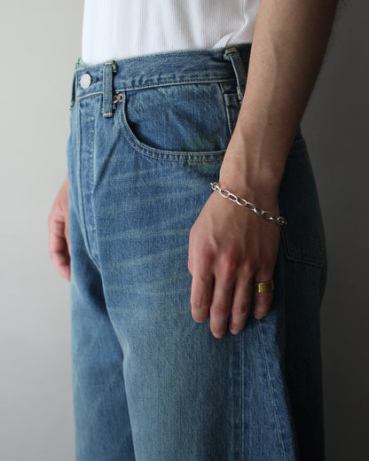 ssstein/DEFORMATION WIDE DENIM JEANS"INDIGO"